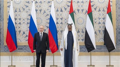 رئيسا الإمارات وروسيا يؤكدان ضرورة وقف إطلاق النار في غزة وإيجاد أفق سياسي على أساس حل الدولتين