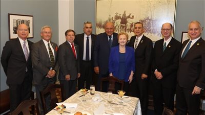 وزير الخارجية يشارك في إفطار عمل مع مجموعة أصدقاء مصر بالكونجرس الأمريكي