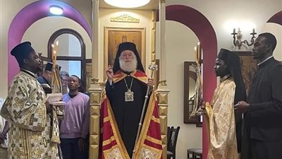 البابا ثيودروس يحتفل بعيد القديس نيقولاوس في الإسكندرية