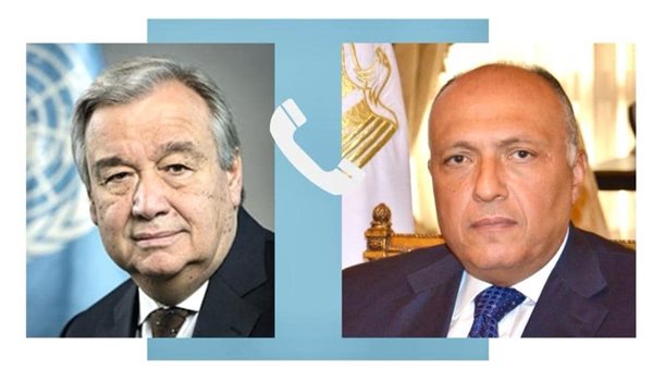 وزير الخارجية يتلقى