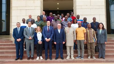 رئيس اقتصادية قناة السويس يستقبل وفد هيئة موانئ ومرافئ غانا| صور