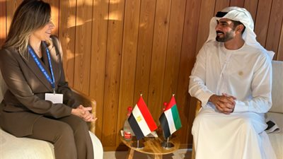 وزيرة الثقافة تبحث مع نظيرها الإماراتي سبل دعم انطلاق مجموعة أصدقاء العمل المناخي