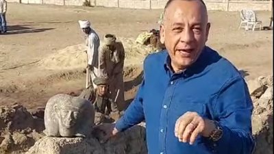 رأس تمثال من الجرانيت.. الأعلى للآثار يعلن عن كشف أثري جديد بمعبد الأقصر