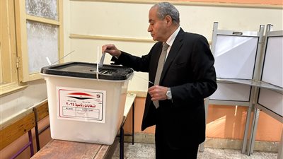 وزير التموين يدلي بصوته في الانتخابات الرئاسية 2024 | صور