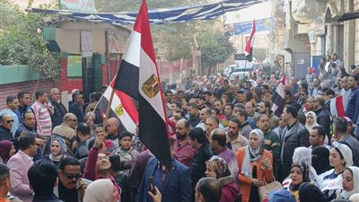 مسيرات حاشدة لحزب مستقبل وطن بمحافظة الغربية