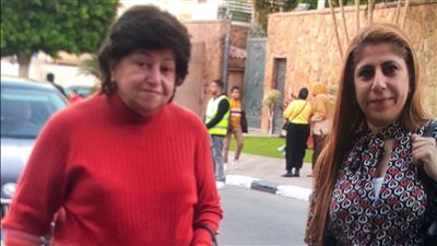 أحدث ظهور لأرملة كمال الجنزوري في انتخابات رئاسة الجمهورية