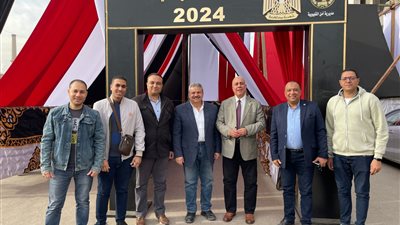 العضو المنتدب التنفيذي لشركة مترو الأنفاق يدلي بصوته في الانتخابات الرئاسية 2024
