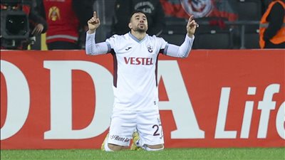 بعد تسجيله هدفين.. تريزيجيه الأعلى تقييمًا في مباراة طرابزون سبور وغازي عنتاب بالدوري التركي