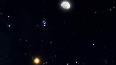 يمكن رؤيته بالعين المجردة.. اقتران القمر مع الثريا في سماء مصر 24 ديسمبر