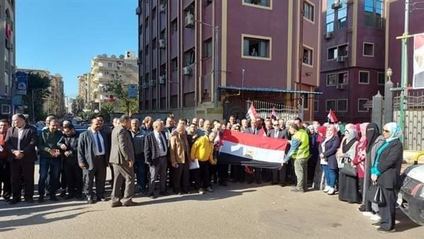 مسيرة العاملين بكهرباء