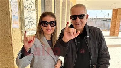 كامل أبو علي ومصطفى عبده يدليان بصوتيهما في الانتخابات الرئاسية 2024