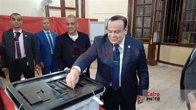 رئيس الوطنية للانتخابات يدلي بصوته في الانتخابات الرئاسية 2024