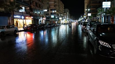 أمطار غزيرة تضرب طريق القاهرة الإسكندرية الصحراوي| بث مباشر