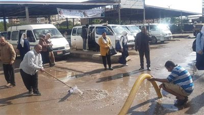 استمرار رفع تجمعات مياه الأمطار بمراكز ومدن محافظة البحيرة