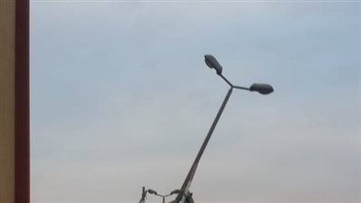 الداخلية تستجيب لشكوى عبر فيسبوك من عمود إنارة آيل للسقوط بالإسكندرية 