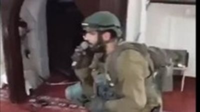 أمريكيا: شاهدنا فيديو غير مناسب لجنود إسرائيليين يقرؤون تراتيل يهودية داخل مسجد بجنين