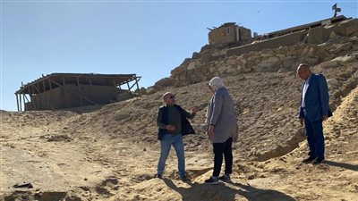 السياحة تتابع إجراءات مواجهة السيول خلال الشتاء بمنطقة أهرامات الجيزة | صور 