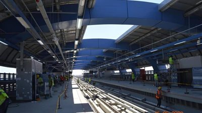 مترو الهايكستب.. محطة مصرية بطراز عالمي (صور)