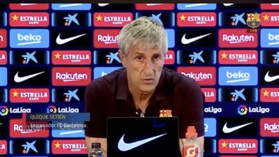 تعليق غريب من مدرب برشلونة بعد التعادل مع أتلتيكو مدريد