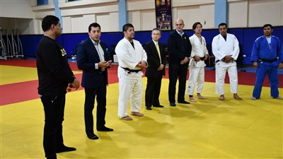 وزير الرياضة يشهد تدريب منتخب الجودو | صور