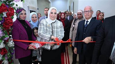 وزيرة التضامن تفتتح 6 حضانات دامجة وغرف تشخيص مبكر للإعاقة والتأهيل الحسي بالأسمرات | صور 