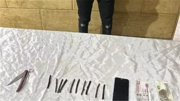 المتهم والمضبوطات