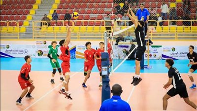 منتخب الطائرة يهزم ليبيا في بطولة إفريقيا للناشئين ويتأهل لنصف النهائي