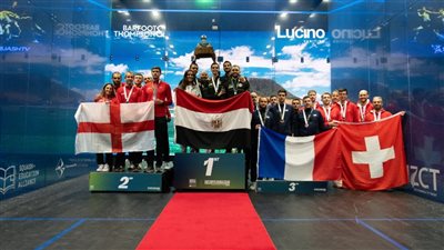 منتخب الإسكواش يفوز ببطولة العالم للفرق للمرة الثالثة على التوالي
