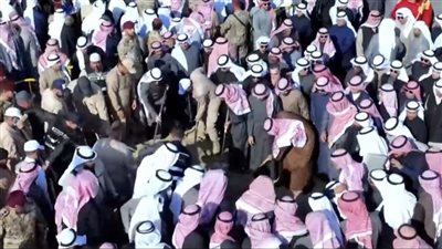 انتهاء مراسم دفن أمير الكويت في مقبرة الصليبخات
