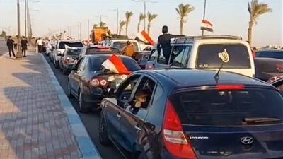 بالأعلام المصرية.. مسيرات حاشدة في السويس والإسماعيلية احتفالا بفوز الرئيس السيسي في الانتخابات الرئاسية 2024 | بث مباشر