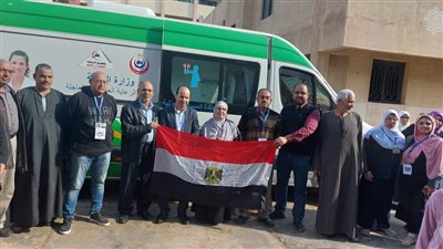  الكشف على 1500 مواطن مجانا خلال قافلة طبية تابعة لإدارة بنها
