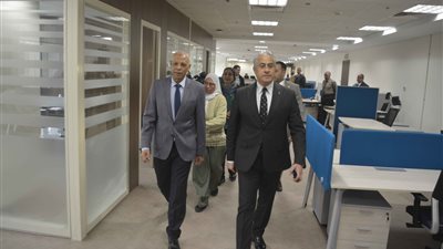 وزير العمل يفتتح المقر الجديد لصندوقي إعانات طوارئ العمال وتمويل التدريب والتأهيل بالعاصمة الإدارية الجديدة