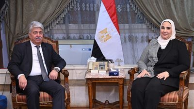 وزيرة التضامن تبحث احتياجات أهالي غزة الإنسانية مع نظيرها الفلسطيني