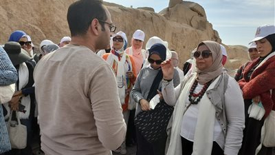 المسلة الناقصة ومتحف النوبة ضمن زيارات ملتقى ثقافة المرأة الحدودية بأسوان|صور