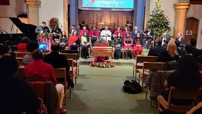 ‎الاتحاد العام للمصريين بالمملكة المتحدة يشارك في احتفالات عيد الميلاد