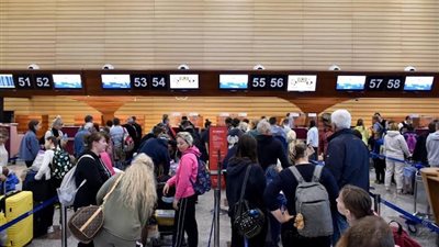 مطار الغردقة يستقبل 20 ألف سائح على متن 112 رحلة دولية اليوم