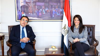 وزيرة التعاون الدولي تلتقي مدير التعاون الدولي اليابانية جايكا بالشرق الأوسط وأوروبا