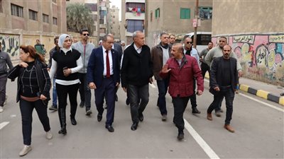 محافظ القليوبية يتفقد أعمال رصف مساكن بهتيم إسكو بشبرا الخيمة