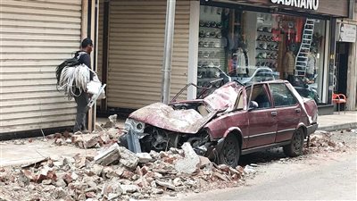انهيارات جزئية وتحطم سيارة..خسائر الفيضة الصغرى فى محافظة الإسكندرية 