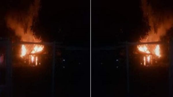 حريق مزرعة ديوك رومي