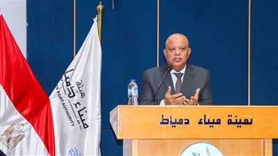 رئيس ميناء دمياط يزف بشرى سارة بشأن تسليم محطة حاويات تحيا مصر1