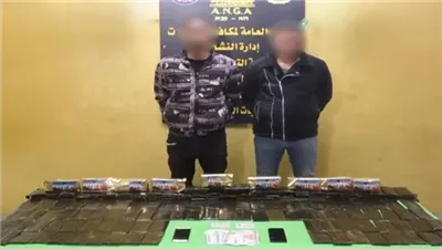 حبس تاجري مخدرات لحيازتهما حشيش بمليون و600 ألف جنيه في بولاق الدكرور