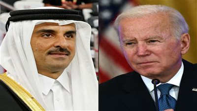 أمير قطر والرئيس الأمريكي يبحثان جهود الوساطة المشتركة لوقف إطلاق النار الدائم بغزة 