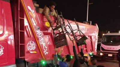 حملة مكبرة لجهاز 6 أكتوبر لـ إزالة التعديات ومنع انتشار الباعة الجائلين بميدان الحصري