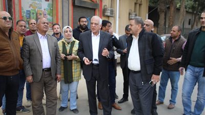 محافظ الجيزة يتفقد أعمال التطوير بمحيط السكة الحديد ببشتيل قبل افتتاحها