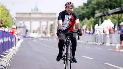 وزيرة الهجرة تهنئ مصريا بالخارج لإنجازاته بأولمبياد برلين للدراجات