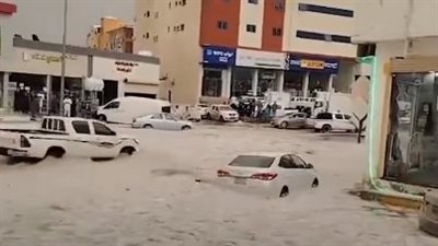 عاصفة ثلجية تضرب مدينة بريدة بالسعودية وتغطي الشوارع والسيارات | صور وفيديو 