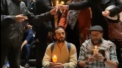 حاملين الشموع وأعلام فلسطين.. نقابة الصحفيين تنظم وقفة تضامنية مع أهل غزة في بداية سنة 2024| بث مباشر