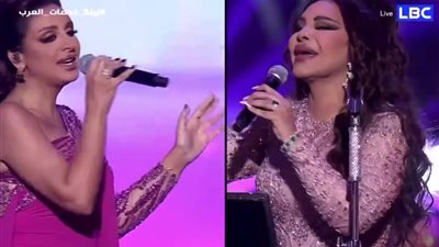 بـ دويتو خليجي.. أنغام وأحلام تطربان الجمهور السعودي بحفل ليلة نجمات العرب