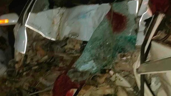 حادث تصادم ميكروباص